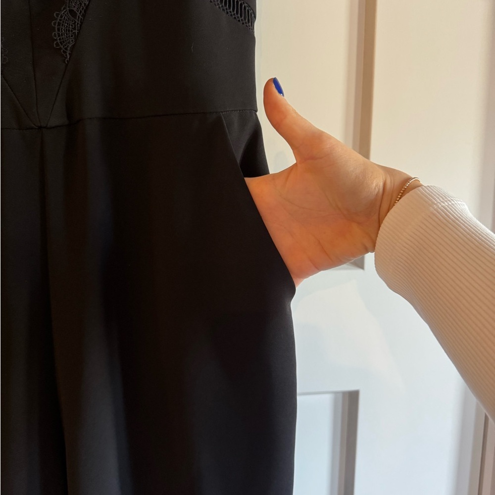 HARLYN BLACK LACE JUMPSUIT - Picture 5 of 8